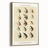 Trout Flies Illustration Print - Mary Orvis Marbury Realism Fly Fishing Art