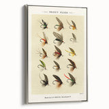 Trout Flies Illustration Print - Mary Orvis Marbury Realism Fly Fishing Art