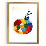 Colorful Snail - Boys Room Wall Art Kids Wall Art Prints