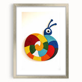 Colorful Snail - Boys Room Wall Art Kids Wall Art Prints