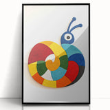 Colorful Snail - Boys Room Wall Art Kids Wall Art Prints