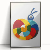 Colorful Snail - Boys Room Wall Art Kids Wall Art Prints