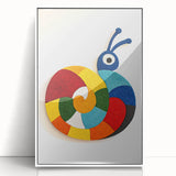 Colorful Snail - Boys Room Wall Art Kids Wall Art Prints