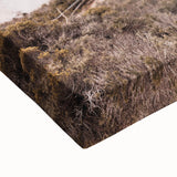 Large art of a black and white landscape painting on stretched canvas, featuring serene tree imagery.