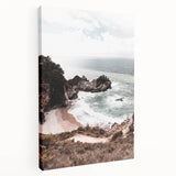 Large abstract summer-themed canvas featuring vibrant hues of blue and green, ideal for kitchen wall art.