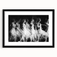 Echo of Motion – Emotive Ballerina in Dynamic Abstract Wall Art