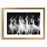 Echo of Motion – Emotive Ballerina in Dynamic Abstract Wall Art