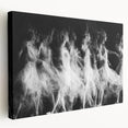 Echo of Motion – Emotive Ballerina in Dynamic Abstract Wall Art