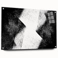 Modern Bedroom Wall Decor – Abstract Black & White Geometric Art