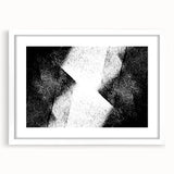Modern Bedroom Wall Decor – Abstract Black & White Geometric Art