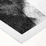 Modern Bedroom Wall Decor – Abstract Black & White Geometric Art