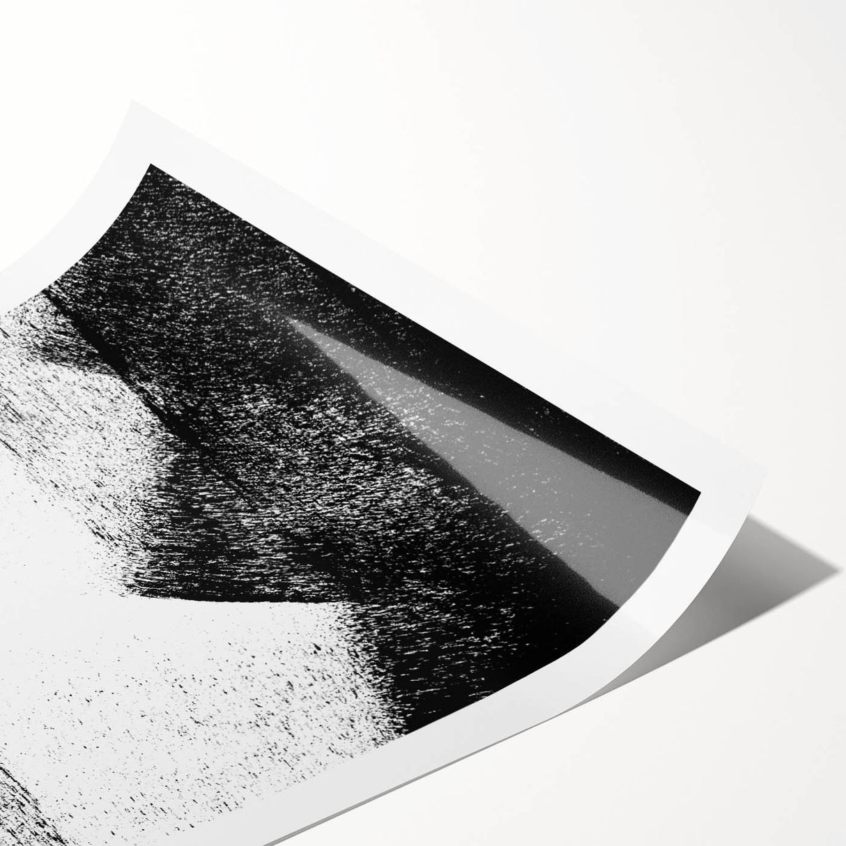 Modern Bedroom Wall Decor – Abstract Black & White Geometric Art