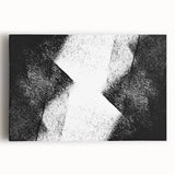 Modern Bedroom Wall Decor – Abstract Black & White Geometric Art