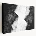 Modern Bedroom Wall Decor – Abstract Black & White Geometric Art