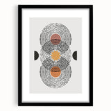 Dining Room Wall Decor - Abstract Geometric Minimalist Print