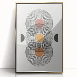 Dining Room Wall Decor - Abstract Geometric Minimalist Print