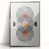 Dining Room Wall Decor - Abstract Geometric Minimalist Print