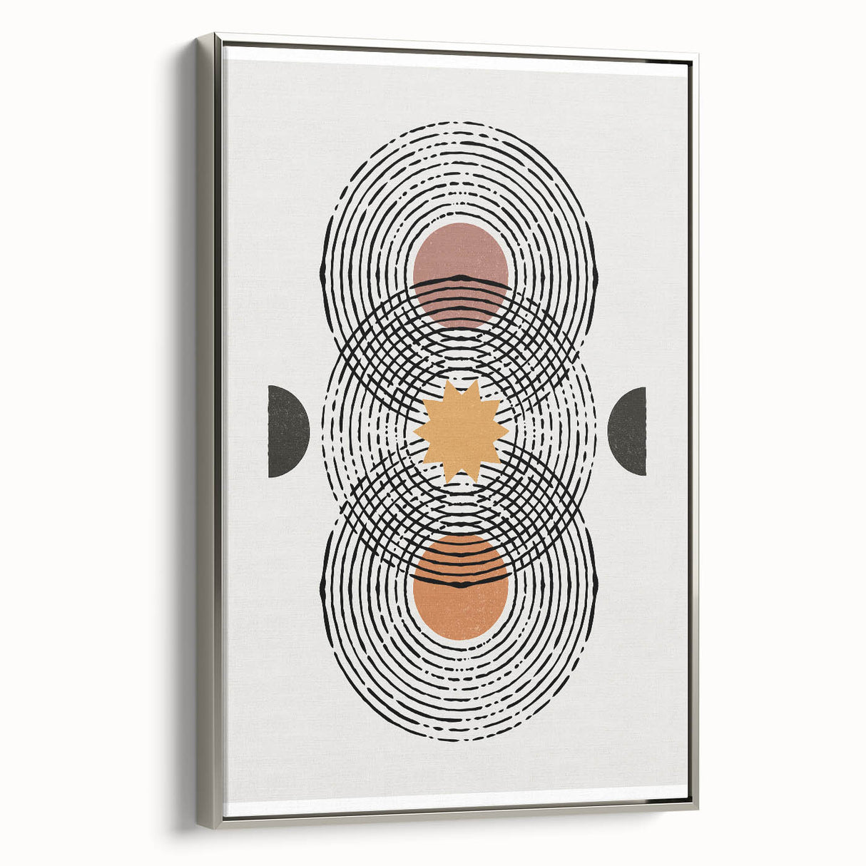 Dining Room Wall Decor - Abstract Geometric Minimalist Print