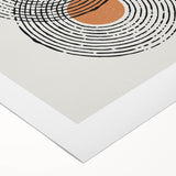 Dining Room Wall Decor - Abstract Geometric Minimalist Print