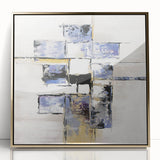 Abstract Geometric Wall Art – Large Modern Canvas for Living Room