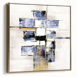 Abstract Geometric Wall Art – Large Modern Canvas for Living Room