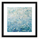 Textured Blue Office Wall Art – Modern Abstract Corporate Decor