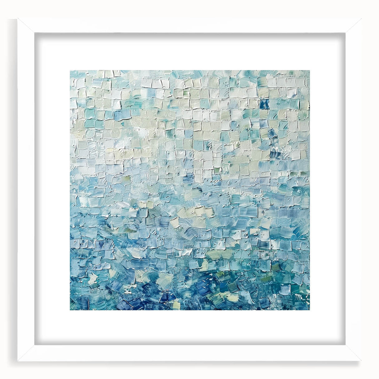 Textured Blue Office Wall Art – Modern Abstract Corporate Decor