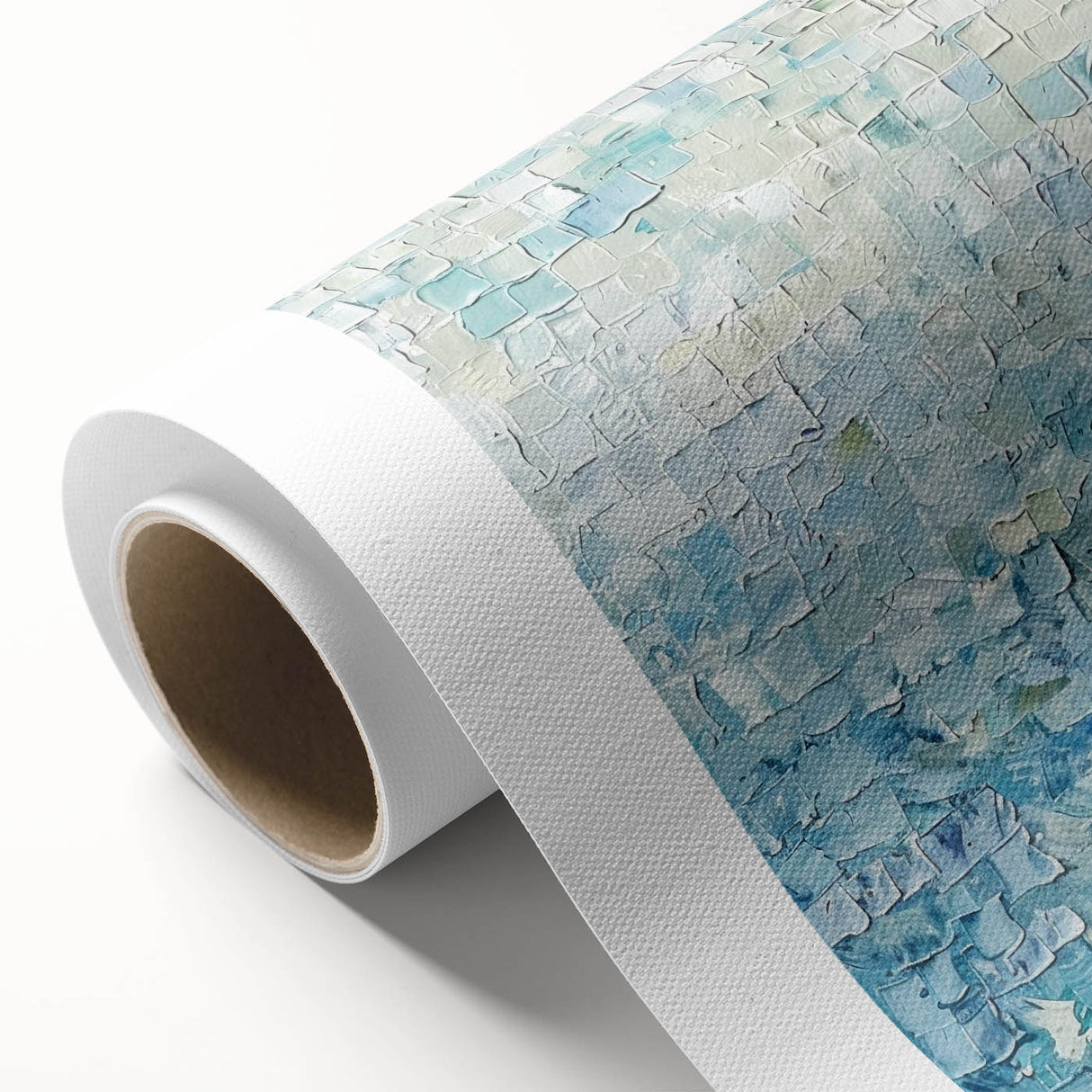 Textured Blue Office Wall Art – Modern Abstract Corporate Decor