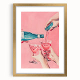 Extra large abstract art print featuring textured swirls in gray and gold, displayed in a gold frame.