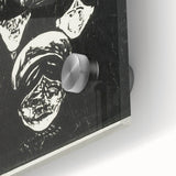 Expressionist Anxiety Print – Bold Black and White Abstract Wall Art