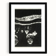 Expressionist Anxiety Print – Bold Black and White Abstract Wall Art