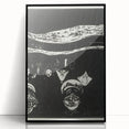 Expressionist Anxiety Print – Bold Black and White Abstract Wall Art