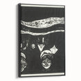 Expressionist Anxiety Print – Bold Black and White Abstract Wall Art