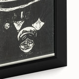 Expressionist Anxiety Print – Bold Black and White Abstract Wall Art