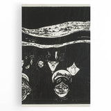 Expressionist Anxiety Print – Bold Black and White Abstract Wall Art