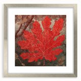 Floral and botanical wall art framed in silver, showcasing vibrant flowers and leaves against a neutral background, perfect for home decor enhancement.