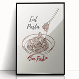 Large abstract wall art featuring bold geometric shapes in black and white, framed in acrylic.