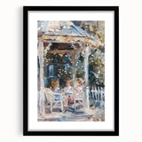 Extra large abstract art print on canvas featuring textured, colorful swirls, ideal for living room decor.