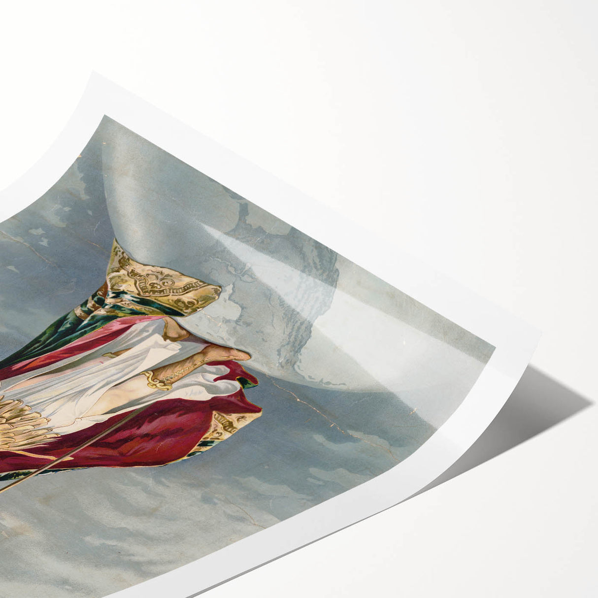 Columbia & American Flag - Red, White, and Blue Wall Art