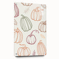 Pumpkin Pattern Halloween Wall Art - Rustic Fall Halloween Decor