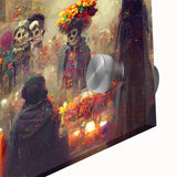 Festive Día de los Muertos Parade – Day of the Dead Wall Art