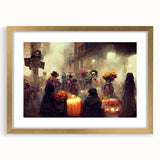 Festive Día de los Muertos Parade – Day of the Dead Wall Art