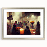 Festive Día de los Muertos Parade – Day of the Dead Wall Art