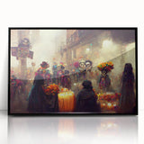 Festive Día de los Muertos Parade – Day of the Dead Wall Art