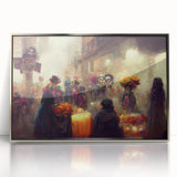 Festive Día de los Muertos Parade – Day of the Dead Wall Art