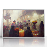Festive Día de los Muertos Parade – Day of the Dead Wall Art