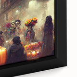 Festive Día de los Muertos Parade – Day of the Dead Wall Art