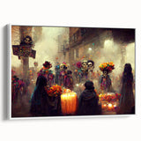 Festive Día de los Muertos Parade – Day of the Dead Wall Art