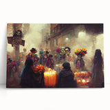 Festive Día de los Muertos Parade – Day of the Dead Wall Art