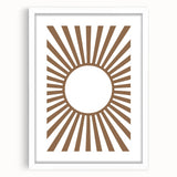 Boho Sunburst - Boys Room Wall Art Kids Bedroom Decor